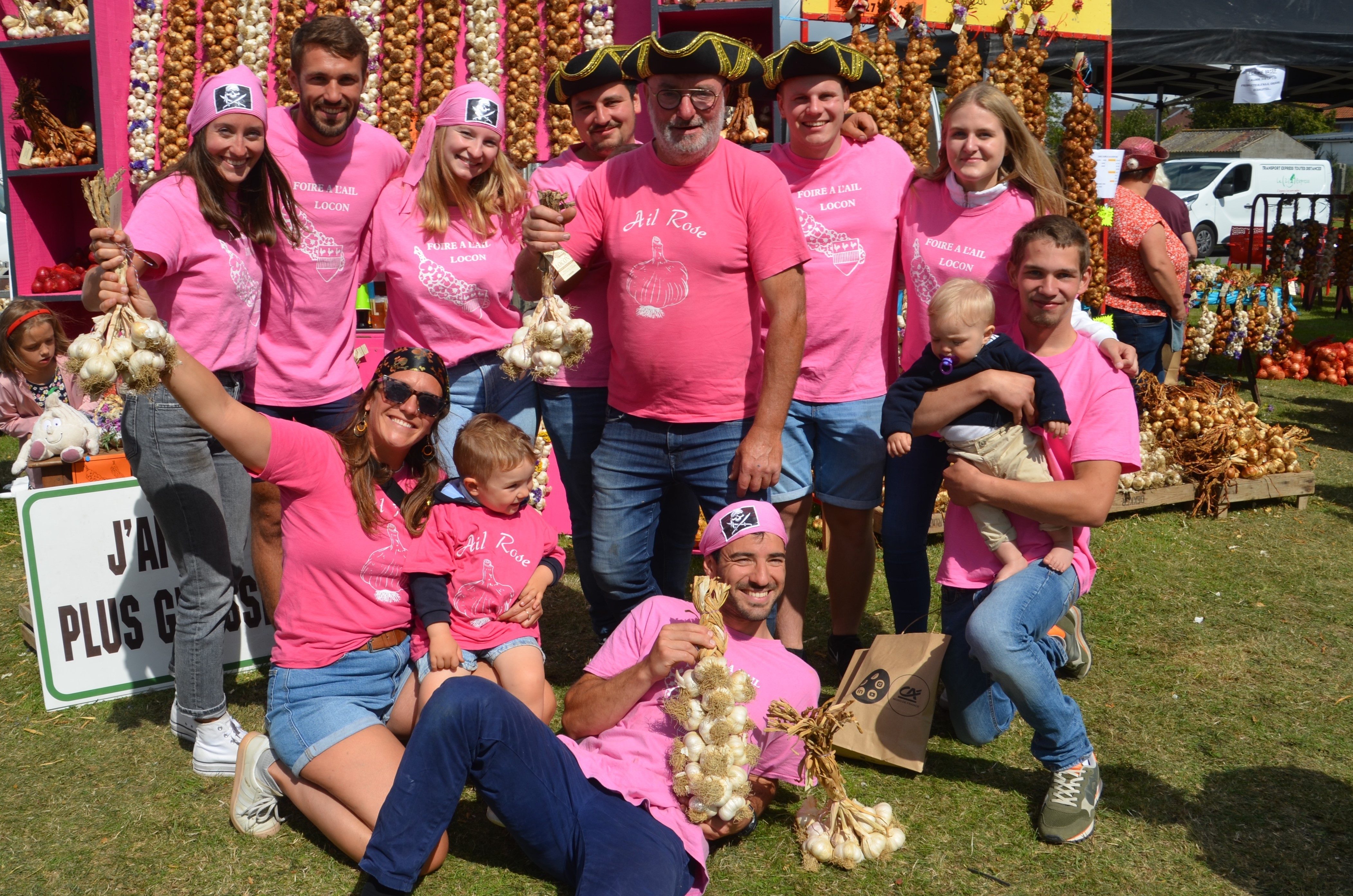 Foire a l ail locon equipe bernard rose 2023