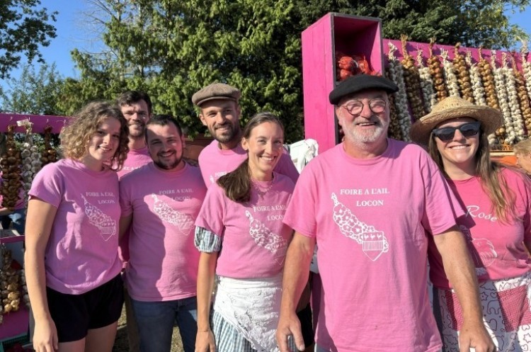 Foire a l ail locon equipe bernard rose 2025